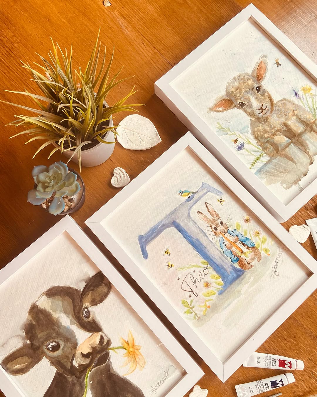 Quadretti animali per camerette bambini