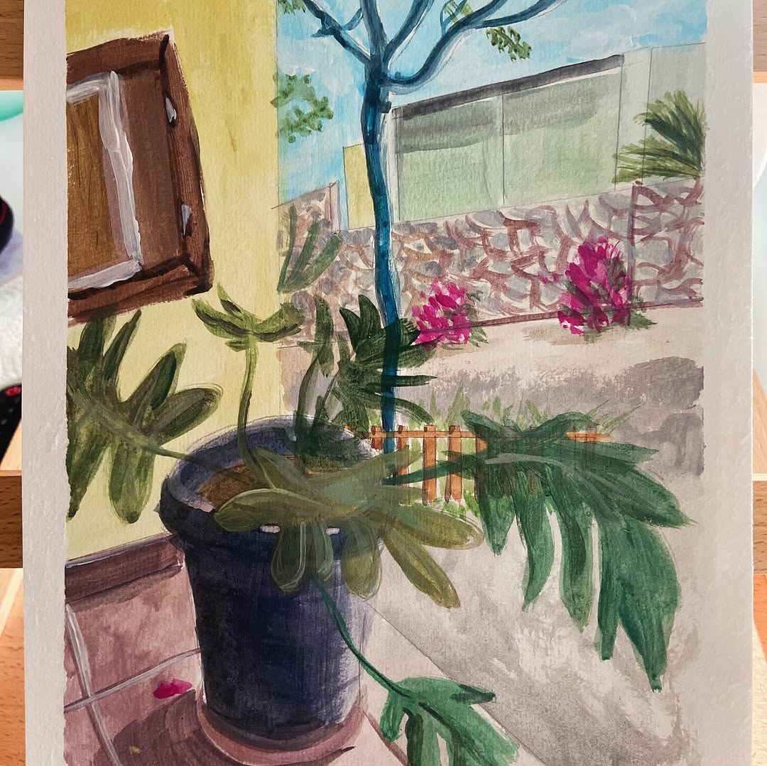 Angolo di terrazza acrilico